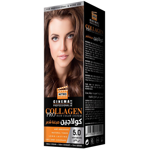 Nitro Canada HAIR COLOR SYSTEM Light Brown 5.0 100*150*10