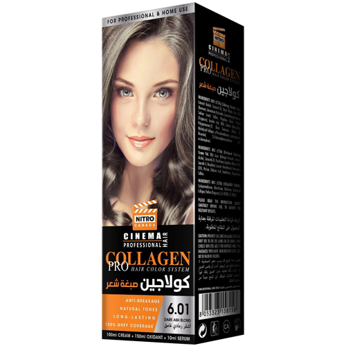 Nitro Canada HAIR COLOR SYSTEM Dark Ash Blond 6.01 100*150*10