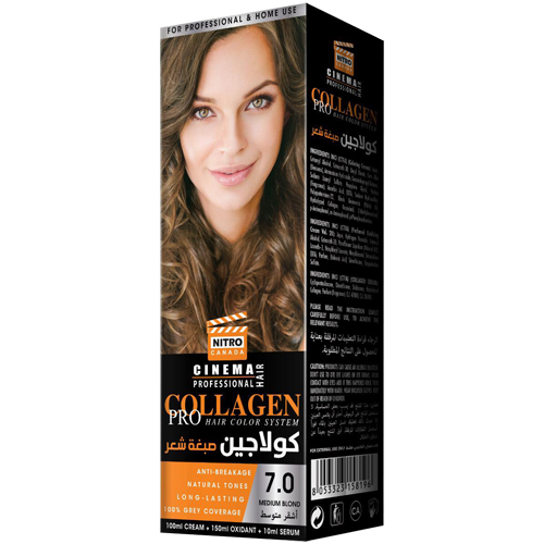 Nitro Canada HAIR COLOR SYSTEM Medium Blond 7.0 100*150*10