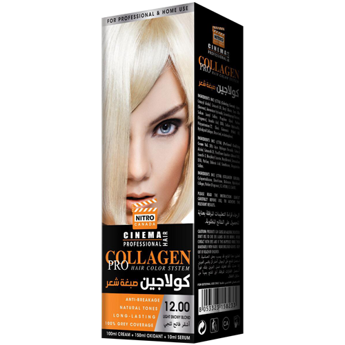 Nitro Canada HAIR COLOR SYSTEM Light Snowy Blonde 12.00 100*150*10