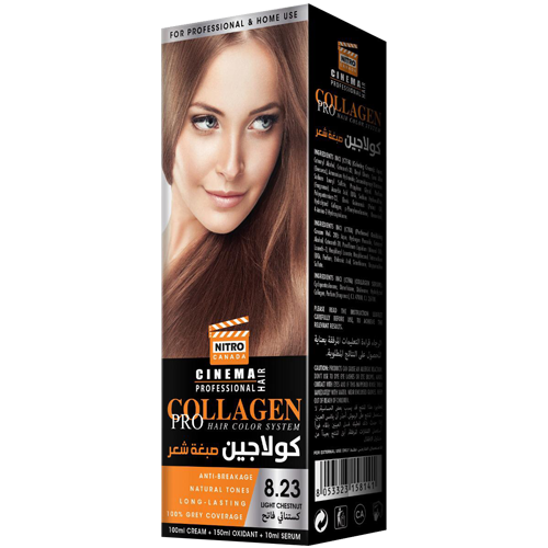 Nitro Canada HAIR COLOR SYSTEM Light Chestnut 8.23 100*150*10