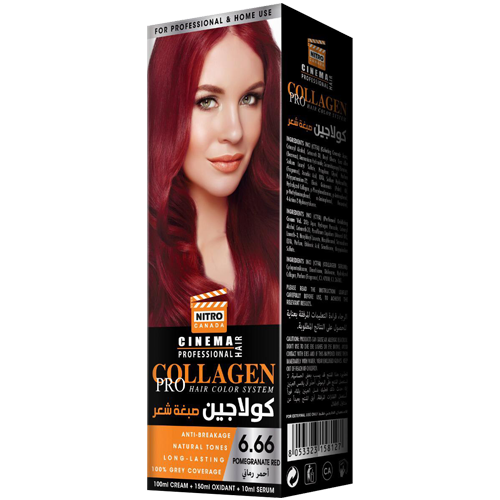 Nitro Canada HAIR COLOR SYSTEM Pomegranate Red 6.66 100*150*10
